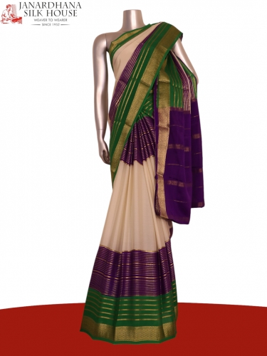 Exclusive Veldhari Mysore Crepe Silk Saree